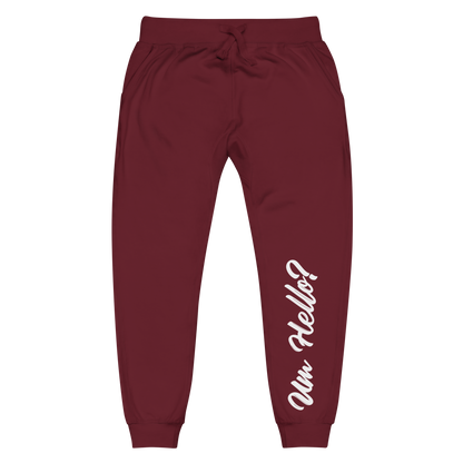 Um Hello? Fleece Sweats - Angelina Pivarnick Merchandise